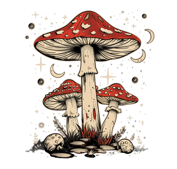 Boho Hippie Mushrooms